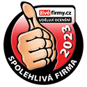 Získali jsme ocenění Spolehlivá firma 2023