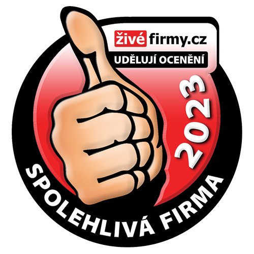 Získali jsme ocenění Spolehlivá firma 2023