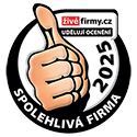 Získali jsme ocenění Spolehlivá firma 2025
