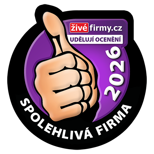 Získali jsme ocenění Spolehlivá firma 2026
